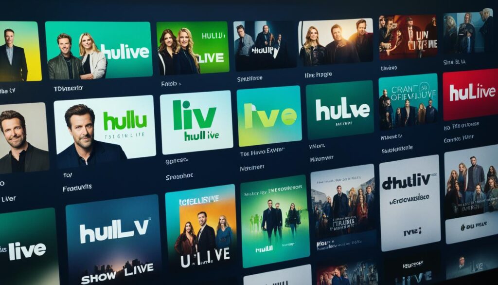 Hulu Live TV Streaming Interface