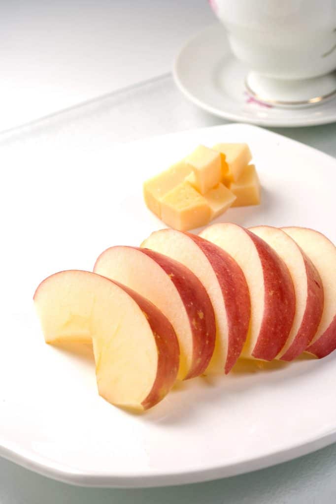 Group of red apples together