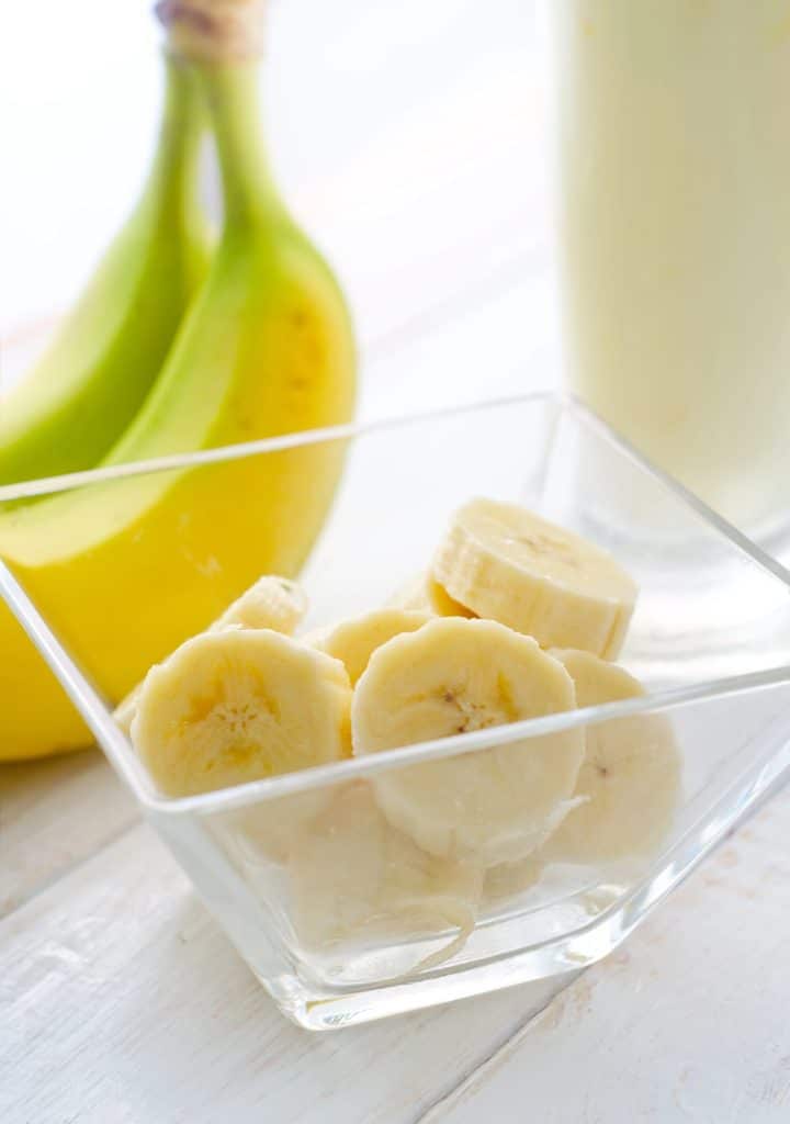A bunch of ripe bananas