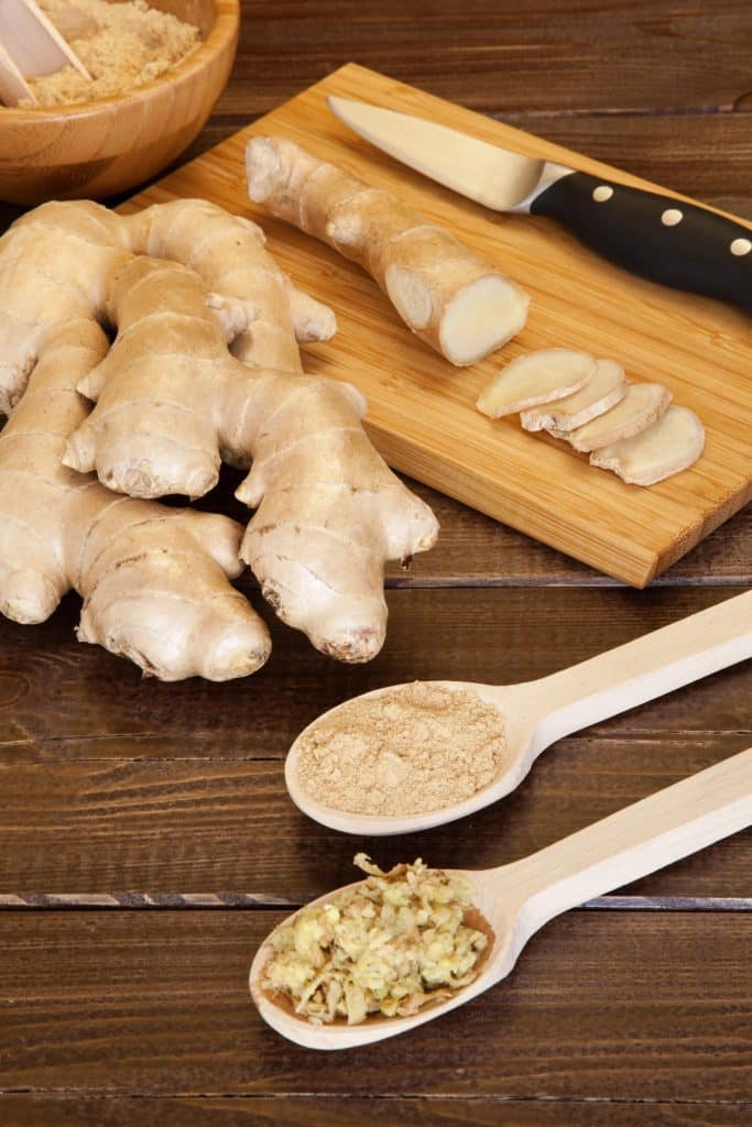 Knob of fresh ginger root