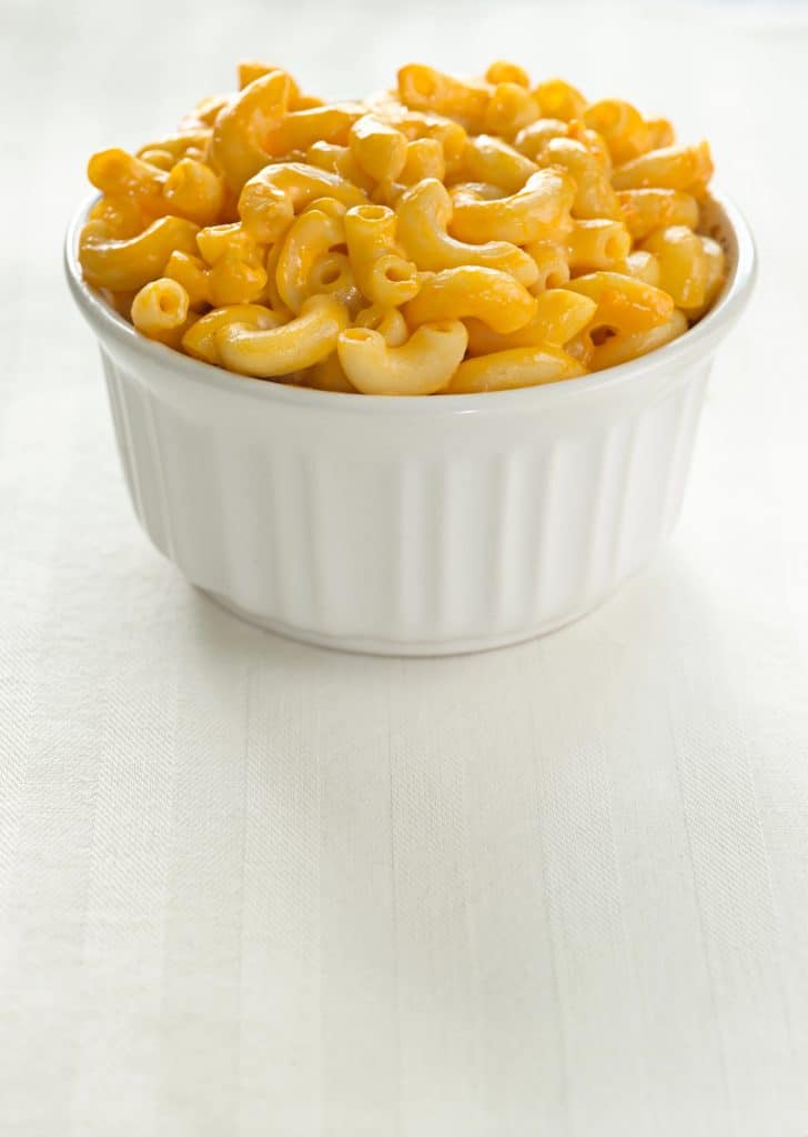 Elbow pasta with a hearty sauce