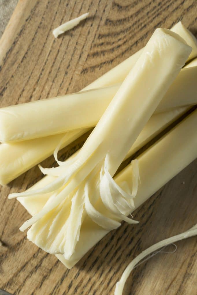 Sticks of string cheese